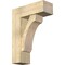 Ekena Millwork Legacy Block Rough Sawn Bracket w/ Offset Brace, Douglas Fir, 8"W x 22"D x 30"H BKT0806X22X30LEC05RDF - alternate 1